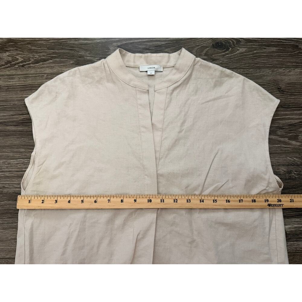 Vince Linen Blend Top size Small - Picture 3 of 9